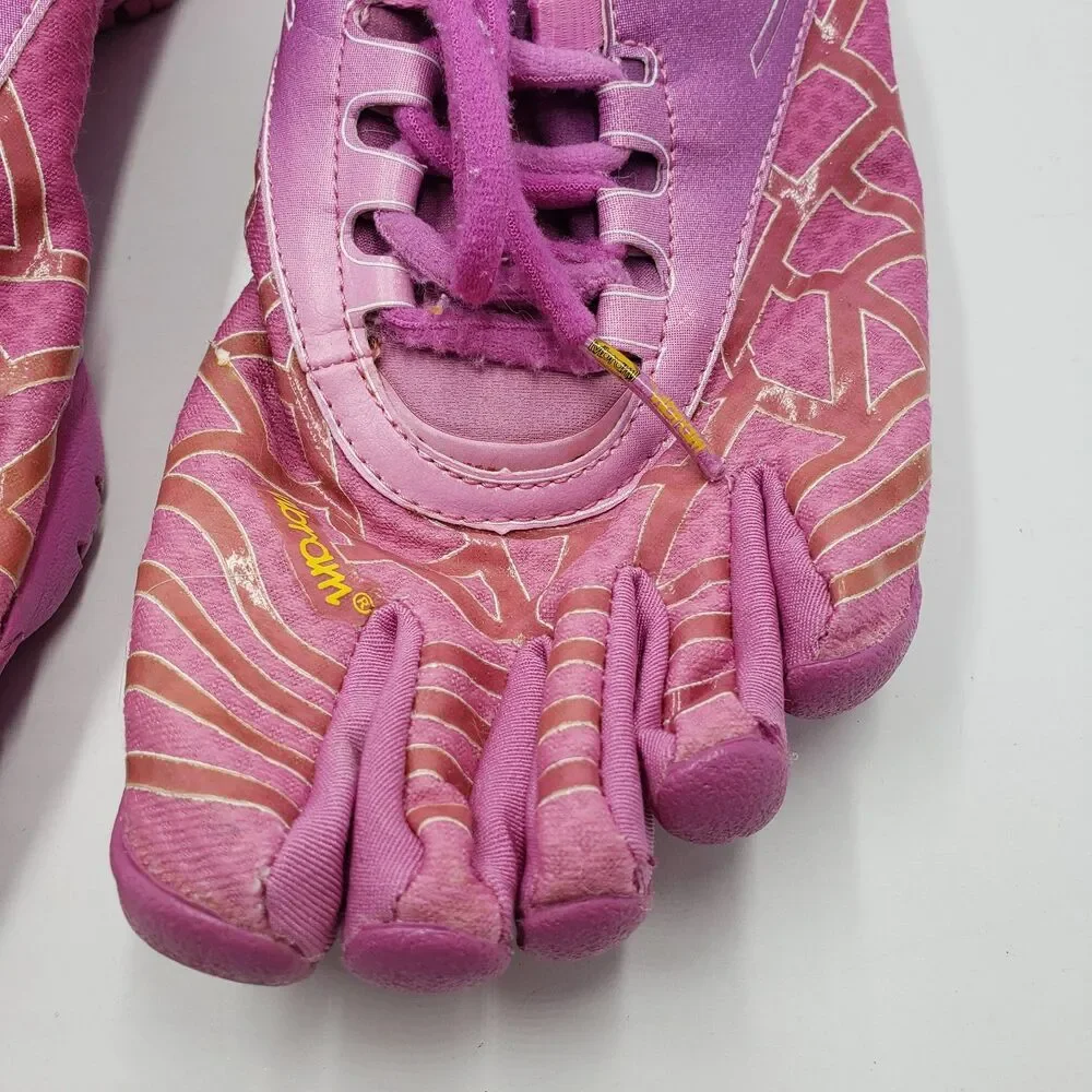 Vibram FiveFingers Shoes Womens 40 US 8.5 9 Pink Purple Minimalist Barefoot Run